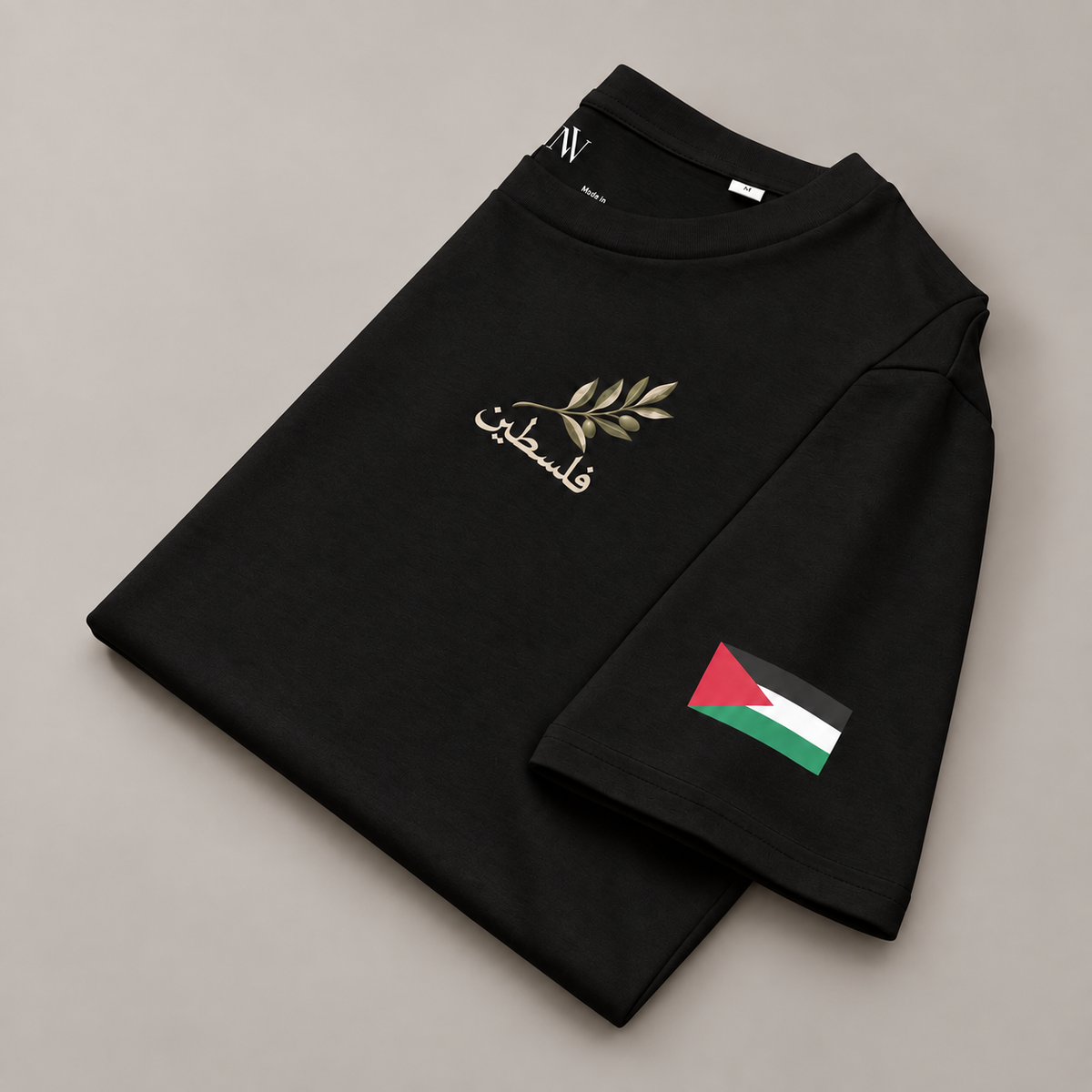 NAEVEN — tee-shirt Palestine, plie